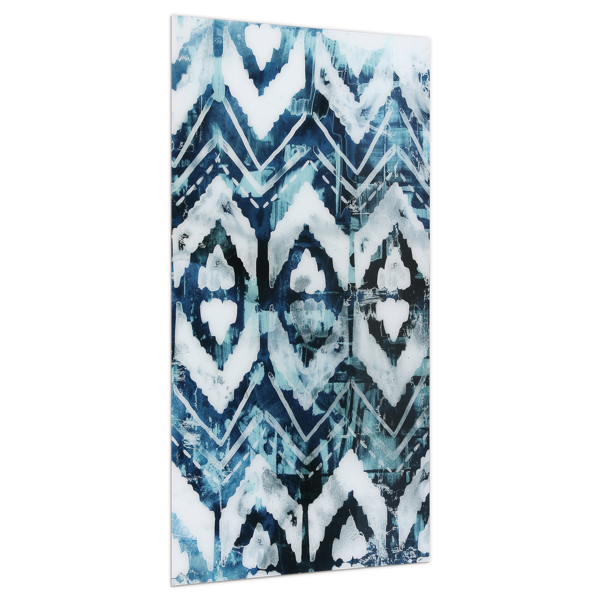 Empire Art Direct Patterns Frameless Free Floating Tempered Glass Panel Graphic Wall Art, 72" x 36", Ready to Hang