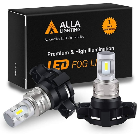 Alla Lighting PGU20 Base 5200 PY24W 12190 LED Turn Signal Lights Bulbs Replacement for BMW, Audi, Yellow