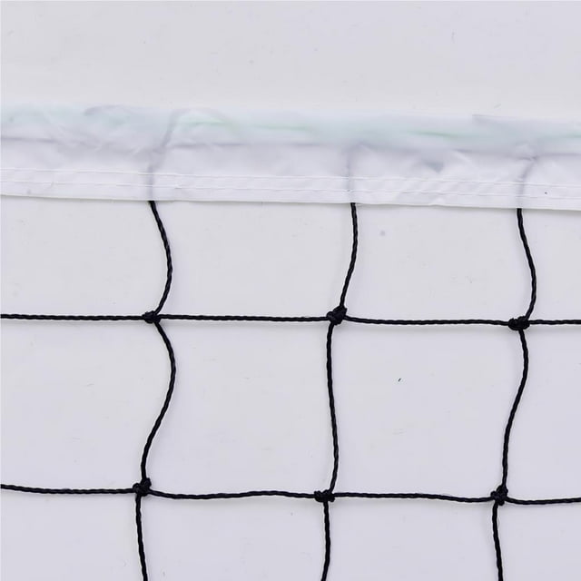 Filet de Volleyball 1*9.5m Portable Standard Noir Détachable Professionnel avec Sac de Rangement pour Gym Plage Terrain de Jeu