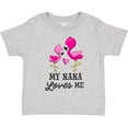 thumbnail image 3 of Inktastic My Nana Loves Me with Two Flamingos Boys or Girls Toddler T-Shirt, 3 of 5