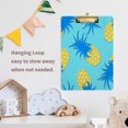 thumbnail image 6 of FMSHPON Pineapples in Sea Waves Clipboard Hardboard Wood Nursing Clip Board and Pull for Standard A4 Letter 13x9 inches, 6 of 7