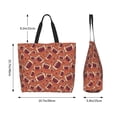 thumbnail image 5 of Rocae American Football1 for Big Capacity Shoulder Bag with Pockets,Tote Bag for Women Handbag, 5 of 8