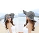 thumbnail image 2 of Sombrero de paja para mujer, de ala ancha, plegable, enrollable, para playa, para verano, 2 of 3