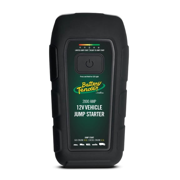 Battery Tender 2000 AMP Lithium Jump Starter - 16000mAh Portable Power Station with LED Flashlight