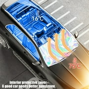 Violete Car Windshield Sunshade Foldable Reflective Silver Thermal Blocking Universal Fit 1-Pack 57 x 31.5 Inches