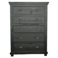thumbnail image 3 of Progressive Furniture Willow 5 Drawer Wood Chest in Distressed Black, 3 of 5