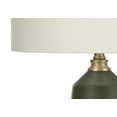 thumbnail image 3 of Monarch Specialties Lighting, 26"h, Table Lamp, Green Ceramic, Ivory / Cream Shade, Contemporary, 3 of 6