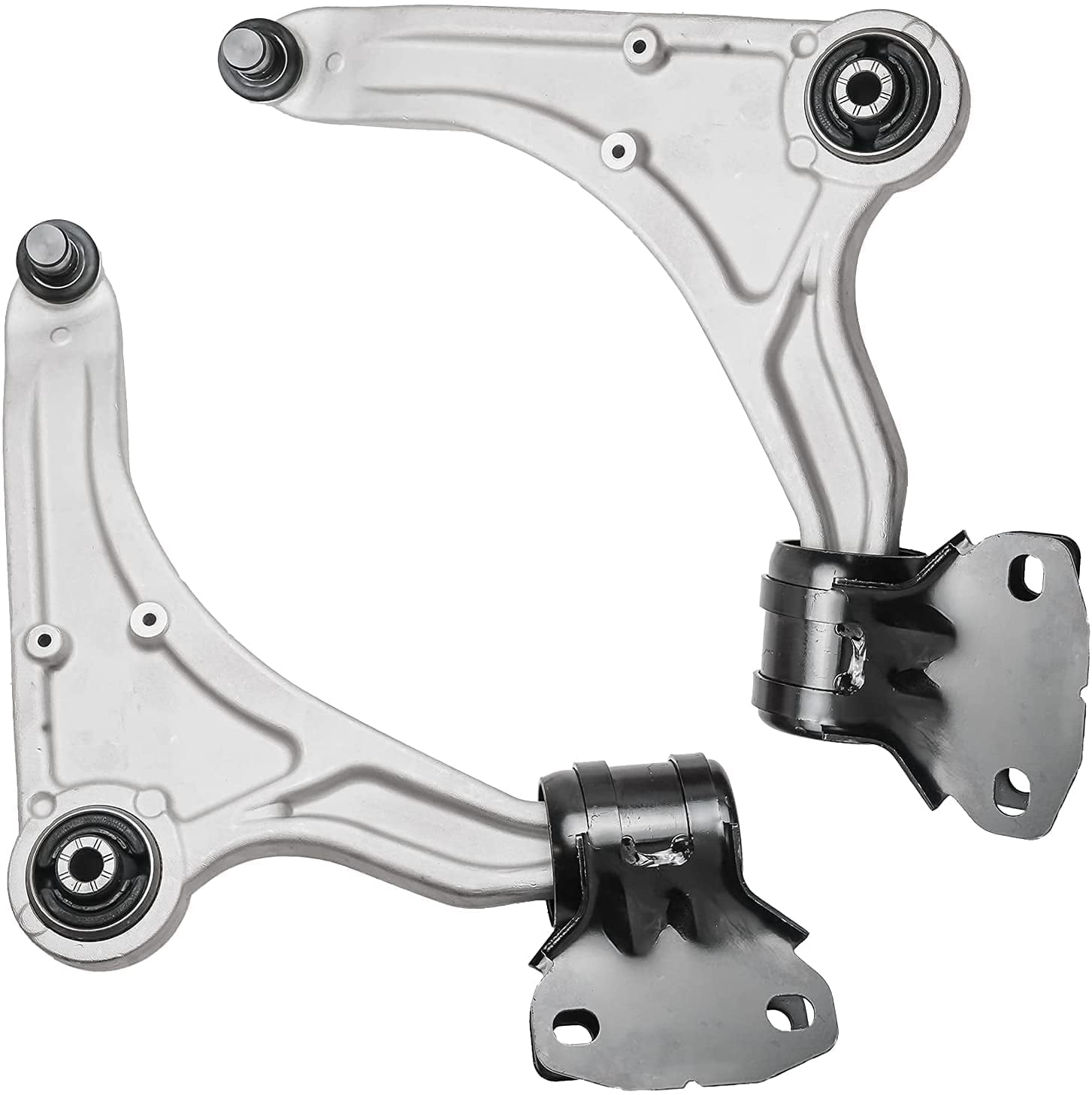Detroit Axle - Front 8pc Control Arms Kit for Ford 2013-2020 Fusion Lincoln MKZ, 2 Lower Control Arms w/Ball Joints 4 Outer & Inner Tie Rods 2 Sway Bar Links Replacement