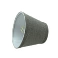 thumbnail image 4 of Aspen Creative 32064-2 Small Hardback Empire Shape Chandelier Clip-On Lamp Shade Set (2 Pack), Transitional Design in Grey, 5" bottom width (3" x 5" x 4"), 4 of 7