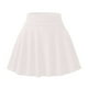 thumbnail image 5 of Minifalda plisada antirreflejos para mujer: color liso, cintura elástica, falda corta informal para verano, tallas M-XXXL, 5 of 5