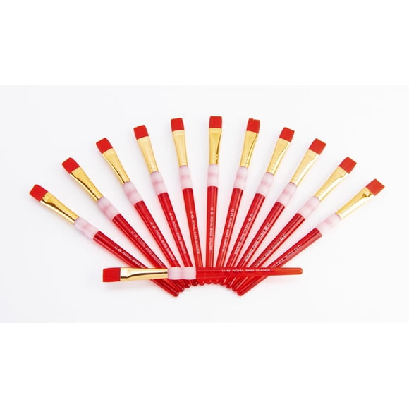 Pincel Royal Big Kids Choice para cabello sintético plano #12