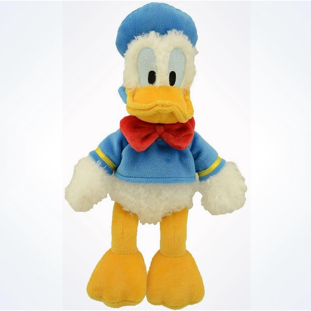 Disney Parks Authentic Donald Duck Bean Bag 9" Plush New With Tags