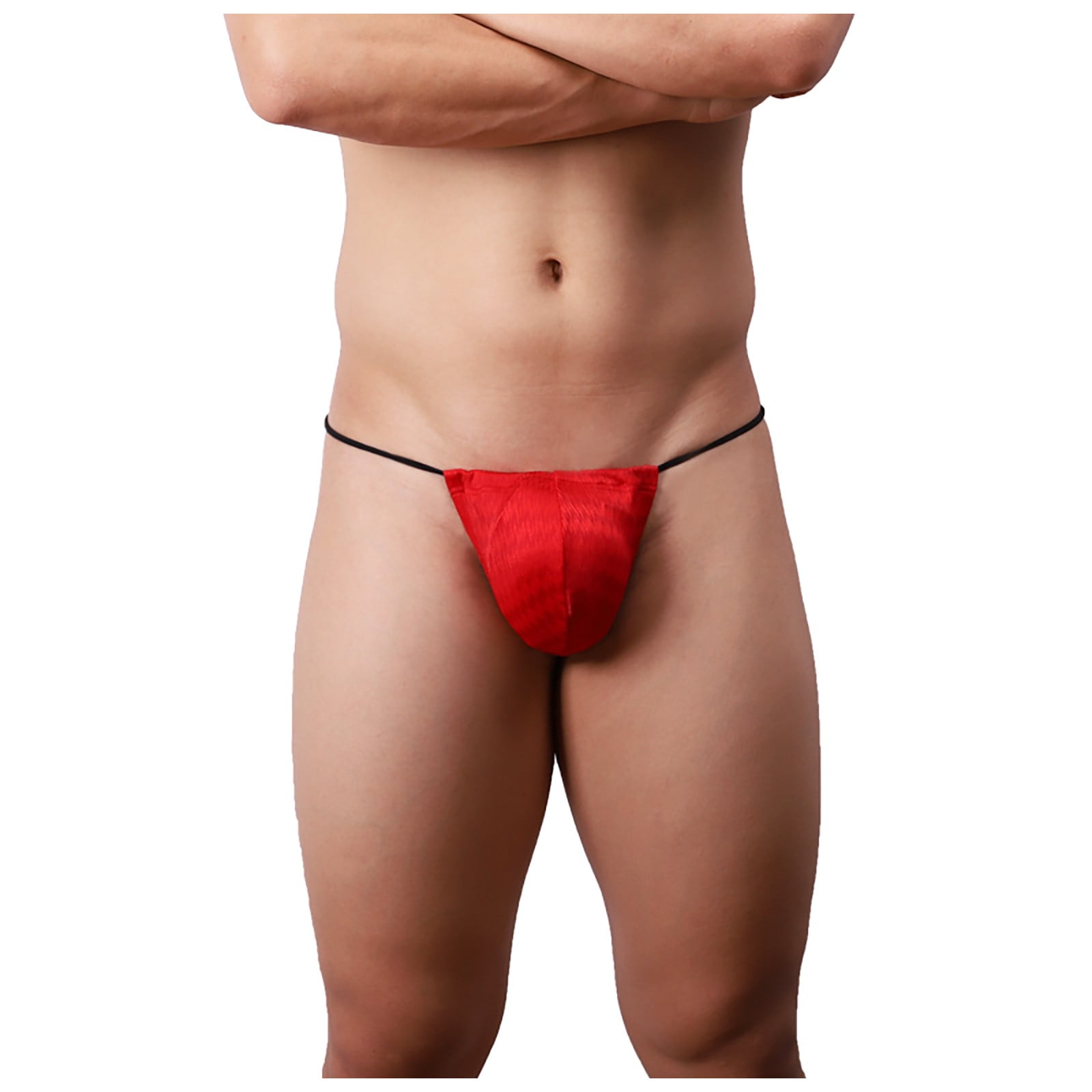 Aayomet Mens Underwear Boxer Briefs Mens Enhancing Briefs Underwear Men Low  Rise Ice Silk Lightweight Stretch Smooth Comfy Tagless Undies,Red XL 