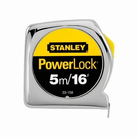 Stanley Powerlock 16 Ft. L X 0.75 In. W Compact Tape Measure 1 Pk