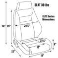 thumbnail image 3 of Scat 80-1100-51L Elite Series 1100 Seat Fits select: 1975-2003 FORD F150, 1993-2007 HONDA CIVIC, 3 of 3