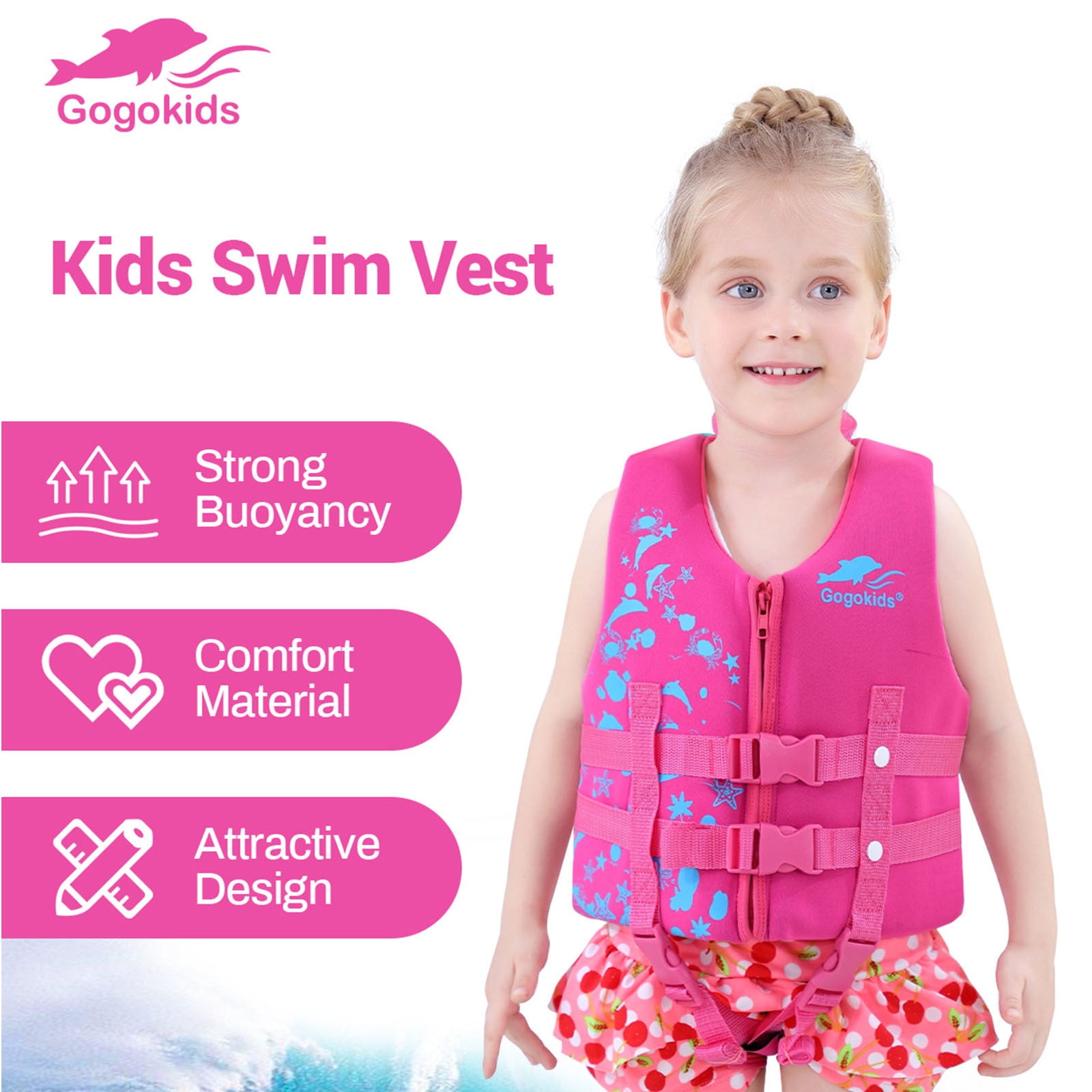 Child swim vest walmart sale