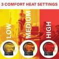 thumbnail image 6 of Brentwood Kool Zone H-F304BK H-F304BK 3-Speed 1,500-Watt-Max Portable Electric Space Heater and Fan, 6 of 8