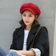 thumbnail image 7 of D-GROEE Women Beret Newsboy Hat British Style Wool Cap Classic Autumn Spring Winter Hats, 7 of 7