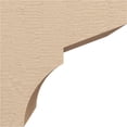 thumbnail image 3 of 8"W x 8"D x 8"H Wide Monterey Rough Cedar Woodgrain TimberThane Corbel, Primed Tan, 3 of 6
