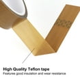 thumbnail image 6 of BOMEI PACK Teflone Tape, 1-inch x 33 Feet,PTFE Glass Cloth High Temperature PTFE Tape for Vacuum Sealer Machine, Hand Impulse Sealers Insulation PTFE Coated Fiberglass Adhesive Tape, 6 of 9