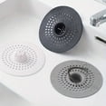 thumbnail image 2 of 1pc Silicone Drain Strainer Hair Catcher with Drain Holes Perfect for Bathroom or Kitchen Use Shower Drain Hair Catcher, 2 of 9