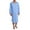 Mens Nightgowns Light Blue, variant on Mens Muslim Nightgowns with Pockets Cotton Long Sleeve Button V-Neck Pajamas Robes Casual Solid Comfort Side Slit Loose Sleepwear Robes