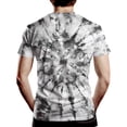 thumbnail image 3 of GHUALURU Men's Wolf Moon Graphic T-Shirt Forest Animal Print Short Sleeve Crew Neck Casual Tee,Multi,2XL, 3 of 6