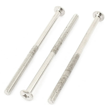 

Uxcell Metal M6 x 110mm 1mm Pitch Flat Head Countersunk Bolts Machine Screws (3-pack)