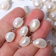 thumbnail image 5 of Lancharmed White Necklace Pendants White Gold Plateds White Shaped Pearl Pendant 6Pcs Gifts Under 10, 5 of 5