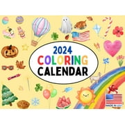 Kids Coloring Calendar 2024 Kids Coloring Calendar 2024