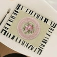 thumbnail image 6 of 4.6" Embroidered Fabric Coasters, Cloth Coasters for Ceramic Cup, Vintage Lace Embroidery Coasters for Tea, Soft Floral Doilies for Home, Wedding, Tabletop Photography Decoration (Beige), 6 of 6