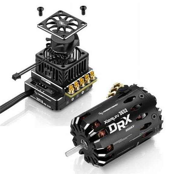 Hobbywing HWI38020434 8500KV XeRun XR10 ESC Plus DRX3652 Sensored Brushless Motor