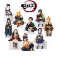 thumbnail image 1 of Anime Demon Slayer Action Figures Onigiri Kamado Nezuko Kamado Tanjirou Agatsuma Zenitsu Anime Peripheral Small Ornaments ToysI He Qiyong unisex, 1 of 1
