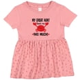 thumbnail image 3 of Inktastic My Great Aunt Loves Me Girls Baby Dress, 3 of 5