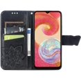 thumbnail image 5 of Wallet Phone Case for Samsung Galaxy A04e,3D Butterfly Pattern PU Leather Flip Kickstand Case with Magnetic Clasp and Cash Card Slots Holster for Galaxy A04e, HZD Black, 5 of 18