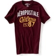 thumbnail image 1 of Aeropostale Hombre California Est. Camiseta gráfica 87, roja, grande, 1 of 1