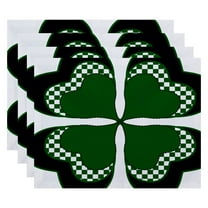 Simply Daisy 18" x 14" 4 Leaf Clover Holiday Floral Print Placemat, Set of 4