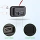 thumbnail image 5 of sweethay Universal DC 12-24V de teléfono móvil para coche vehículo QC 3,0 tipo-c toma de carga USB Panel toma de corriente piezas de Teléfono y Comunicación, 5 of 6