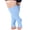 Blue, variant on Venoro 5 Pairs 20-30 mmHg Toeless Compression Socks - Knee High Support for Running & Sport