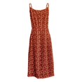 thumbnail image 2 of Vestido George Talla M Escote Cruzado Estampado Terra, 2 of 4