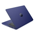 thumbnail image 4 of HP 14-fq0010nr 14" HD Notebook - AMD 3020e 1.2GHz - 4GB RAM 64GB eMMC Storage - Webcam - Windows 10 Home in S Mode - Microsoft 365 Trial - Indigo Blue, 4 of 4