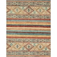 thumbnail image 1 of Ahgly Company Machine Washable Indoor Rectangle Abstract Gold Brown Area Rugs, 8' x 10', 1 of 7