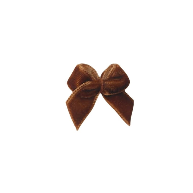 Huanglei Mini Velvet Bow Suitable For Packaging Small Bow Can Be For Handmade Holiday And Decorative Items