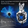 thumbnail image 4 of ONIKUMA ONIKUMA K8 Camouflage Gaming Headset with RGB Lighting, Adjustable Mic, Volume Control, and 3.5mm Splitter for PC, PS4, Xbox One, and Smartphones, 4 of 6