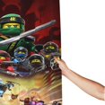 thumbnail image 2 of Cortina de ducha Ninjago, hermoso juego de cortinas de ducha con dibujos animados para niños, niñas, dormitorios universitarios, baño, accesorios de decoración de bañera a prueba de agua con 12, 2 of 8