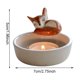 thumbnail image 2 of Lámpara de velas de dibujos candelabros de vela de bitadera linda para amantes de los animales, 2 of 4