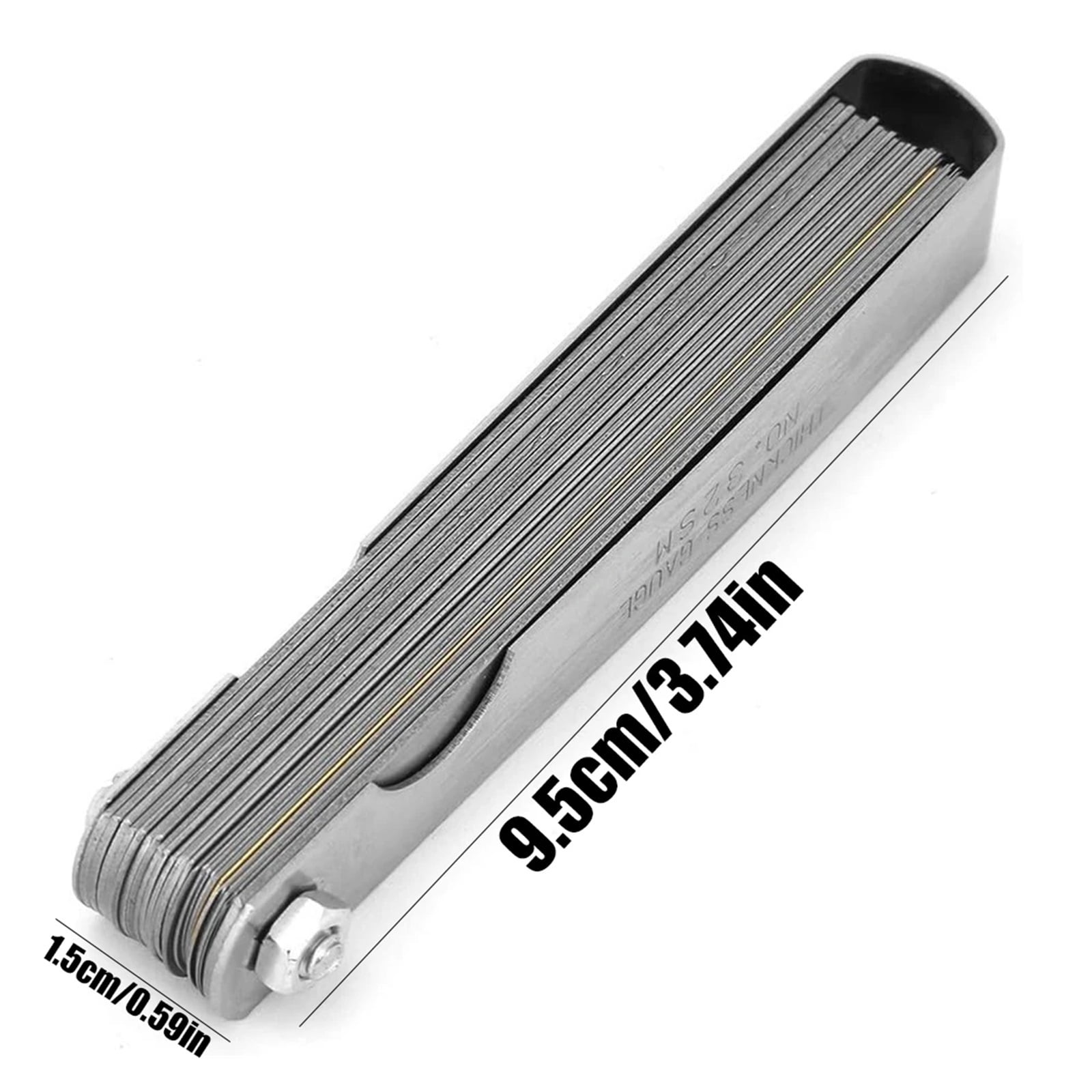 1PC Feeler Gauge, 32 Blades Feeler Stainless Steel Feeler Gauge for Measurement for Measuring Thickness for Handwork Universal ,Corrosion-Resistant