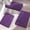 Purple, variant on ChakmeOne Memory Foam Bath Mat, Bath Mats for Bathroom Floor - 3 Pieces Super Soft Absorbent Non Slip Bathroom Rug Set for Tub and Shower, Home Decor Accessories