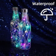 20 Pack Fairy Lights Battery Operated - 7ft 20 LED Lights Copper Wire Mini String Light Firefly Light for Mason Jars DIY Crafts Christmas Wedding Party Centerpiece Table Decor,Multicolor