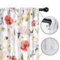 thumbnail image 4 of Blackout Kids Curtains,Pioneer Flower Floral Print Pattern Childrens Insulated Curtains Set Of 2,Bedroom Essentials,Toddler Room Decor 52"x63", 4 of 5
